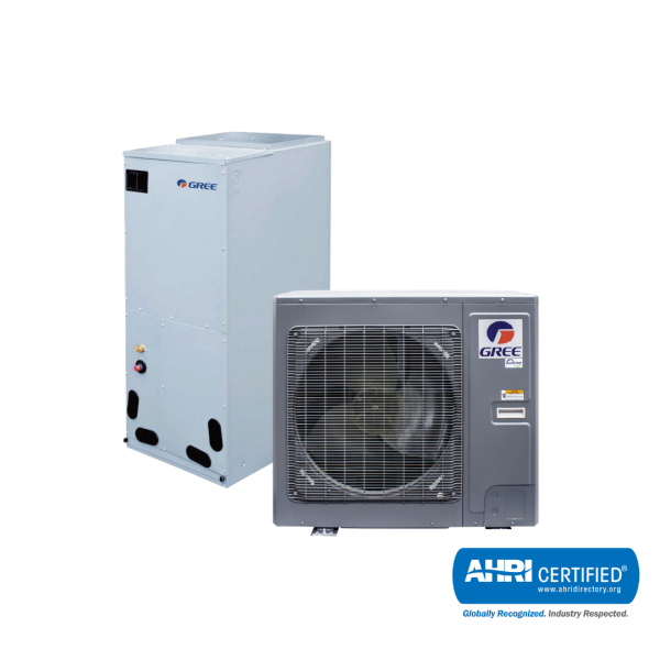 Thermopompe centrale avec fournaise Gree Unix ultra heat R32